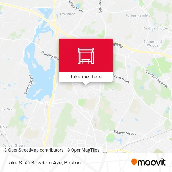Lake St @ Bowdoin Ave map