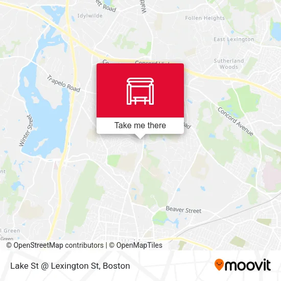 Lake St @ Lexington St map