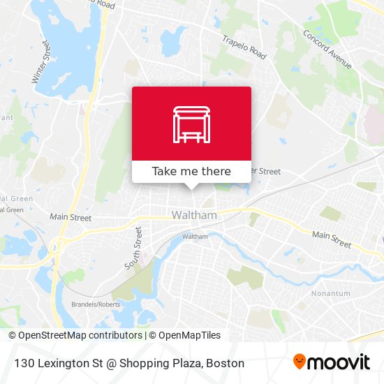 130 Lexington St @ Shopping Plaza map