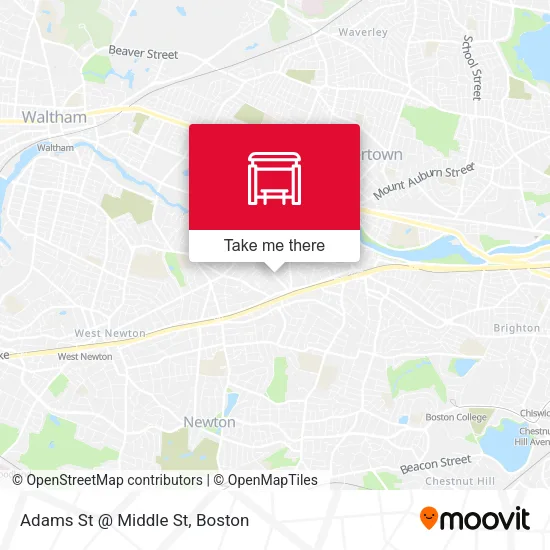 Mapa de Adams St @ Middle St