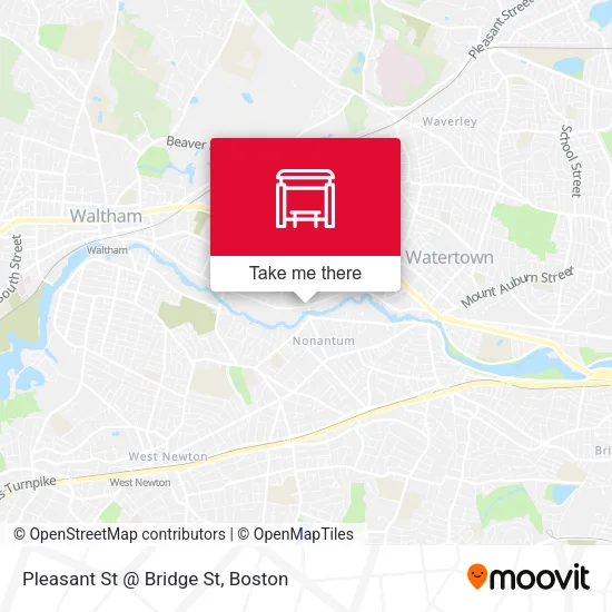 Mapa de Pleasant St @ Bridge St