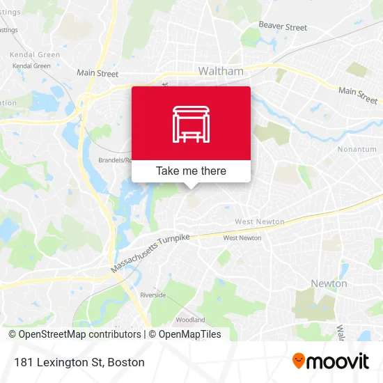 181 Lexington St map