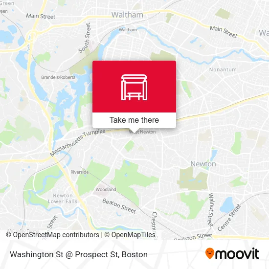 Mapa de Washington St @ Prospect St