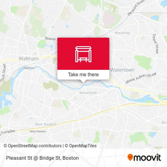 Pleasant St @ Bridge St map