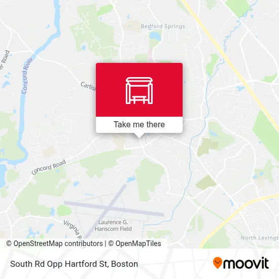 South Rd Opp Hartford St map