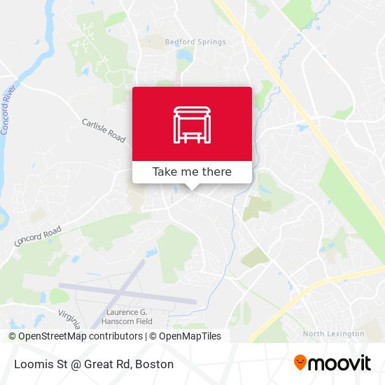 Mapa de Loomis St @ Great Rd