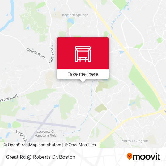 Great Rd @ Roberts Dr map