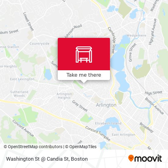 Washington St @ Candia St map