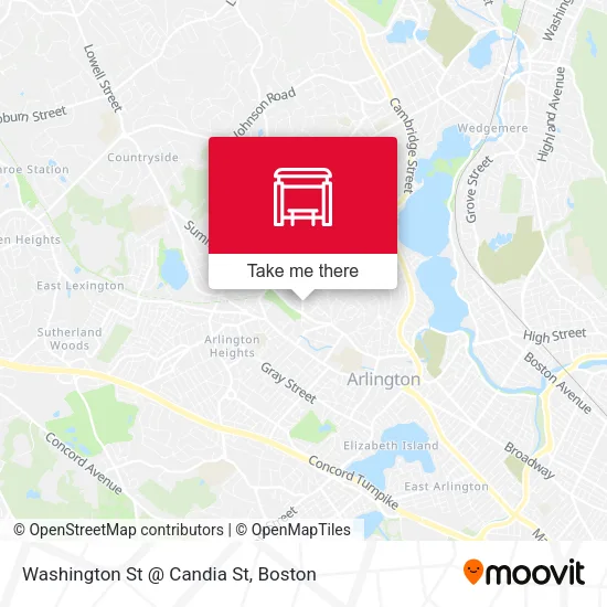 Washington St @ Candia St map