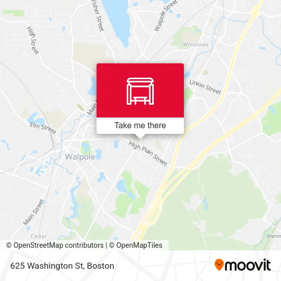 625 Washington St map