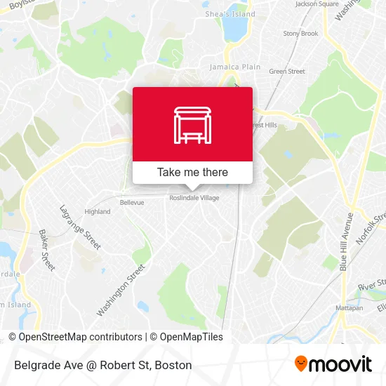 Mapa de Belgrade Ave @ Robert St