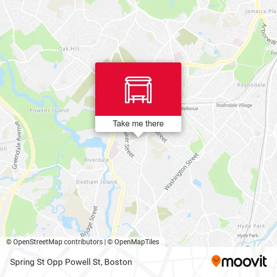 Spring St Opp Powell St map