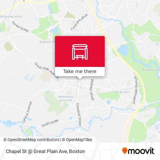 Chapel St @ Great Plain Ave map