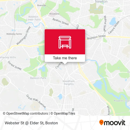 Mapa de Webster St @ Elder St