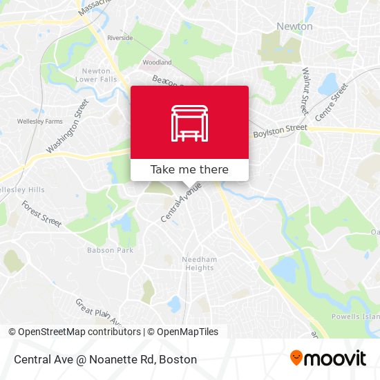 Central Ave @ Noanette Rd map