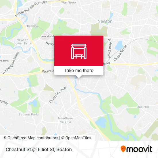 Chestnut St @ Elliot St map