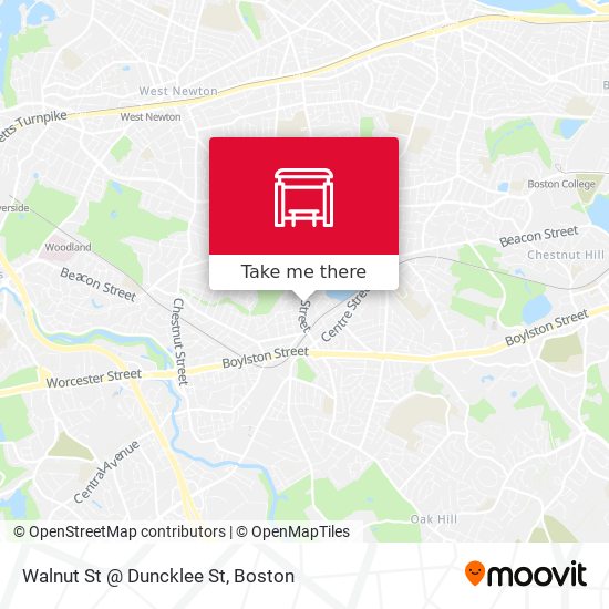 Walnut St @ Duncklee St map