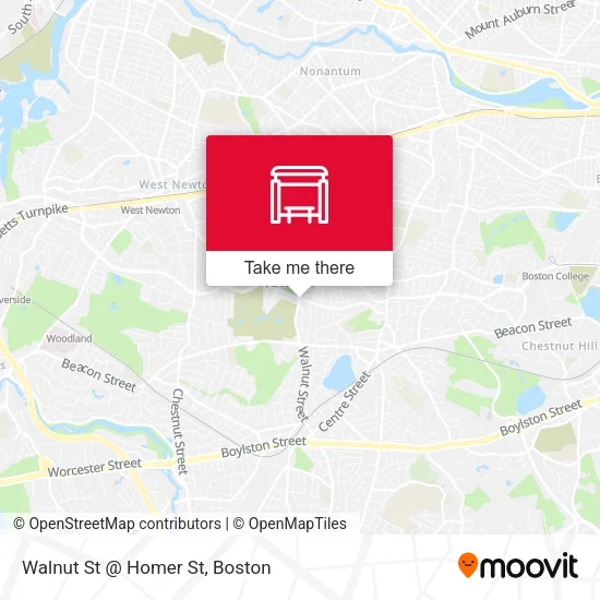 Mapa de Walnut St @ Homer St
