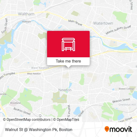 Walnut St @ Washington Pk map