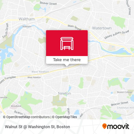 Mapa de Walnut St @ Washington St