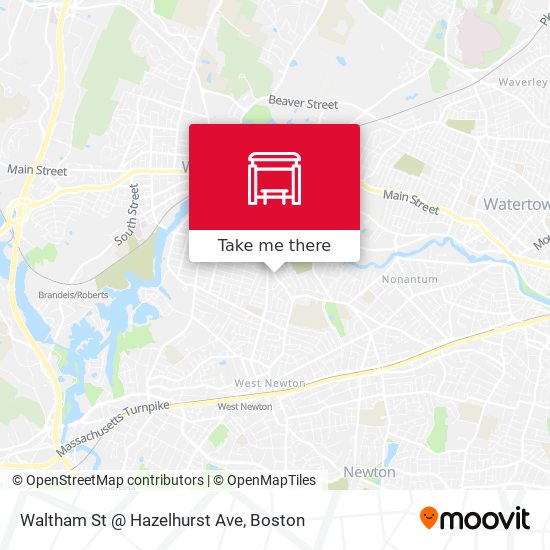 Mapa de Waltham St @ Hazelhurst Ave