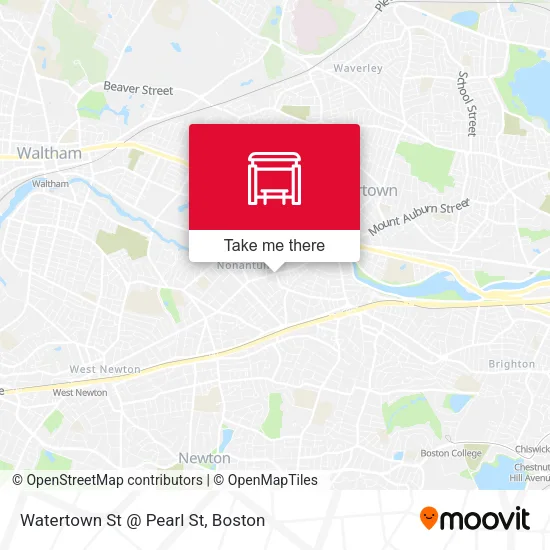 Mapa de Watertown St @ Pearl St
