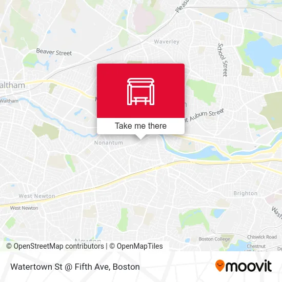 Watertown St @ Fifth Ave map