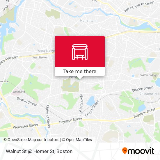 Mapa de Walnut St @ Homer St