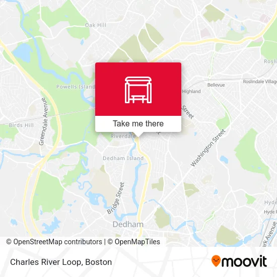 Charles River Loop map