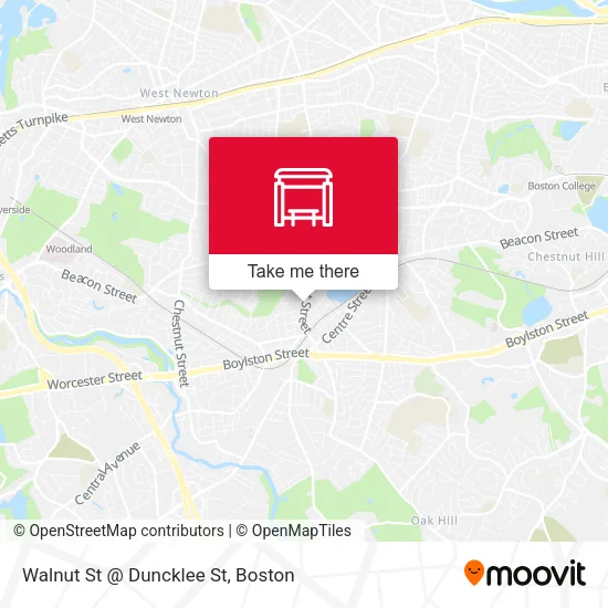 Walnut St @ Duncklee St map