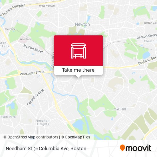 Needham St @ Columbia Ave map