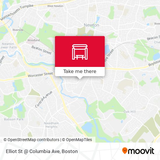 Elliot St @ Columbia Ave map