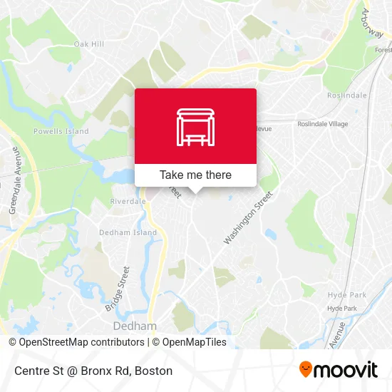 Centre St @ Bronx Rd map