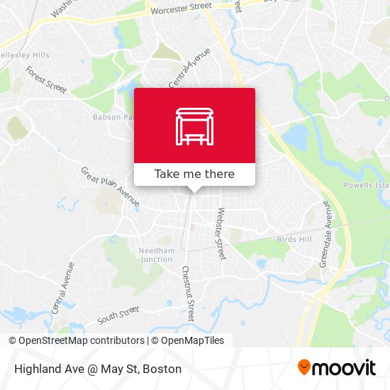 Mapa de Highland Ave @ May St