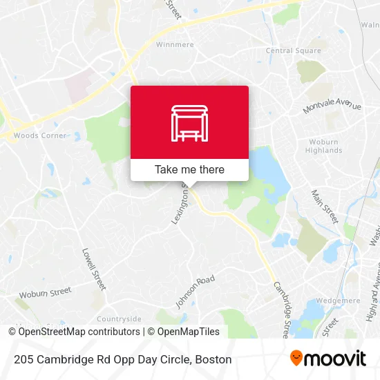 205 Cambridge Rd Opp Day Circle map