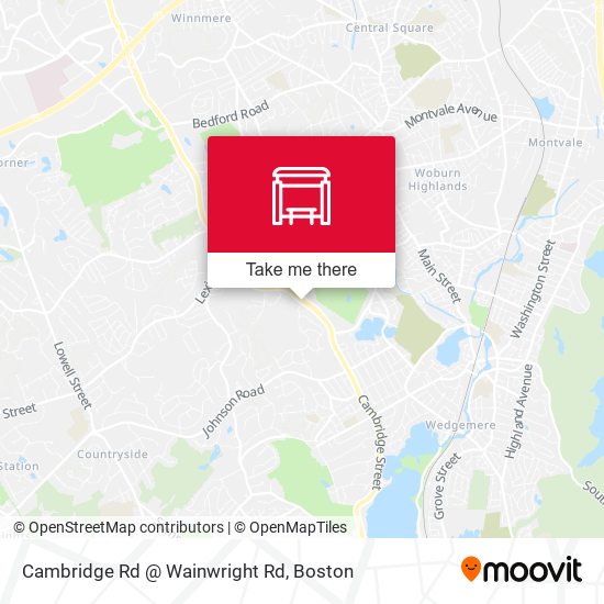 Mapa de Cambridge Rd @ Wainwright Rd