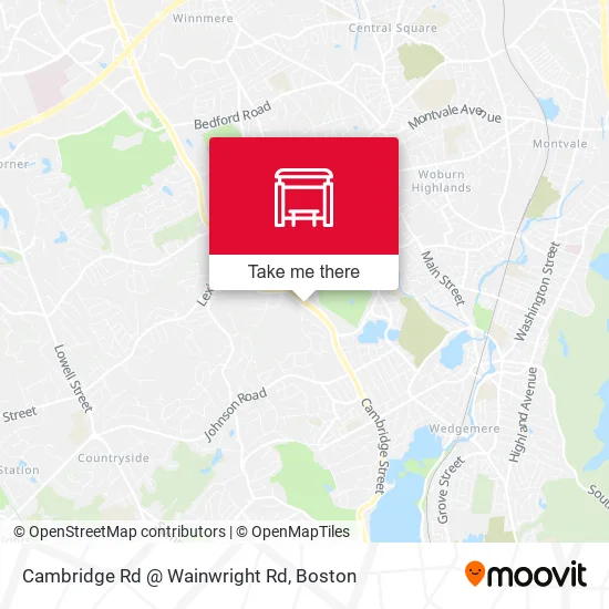 Cambridge Rd @ Wainwright Rd map