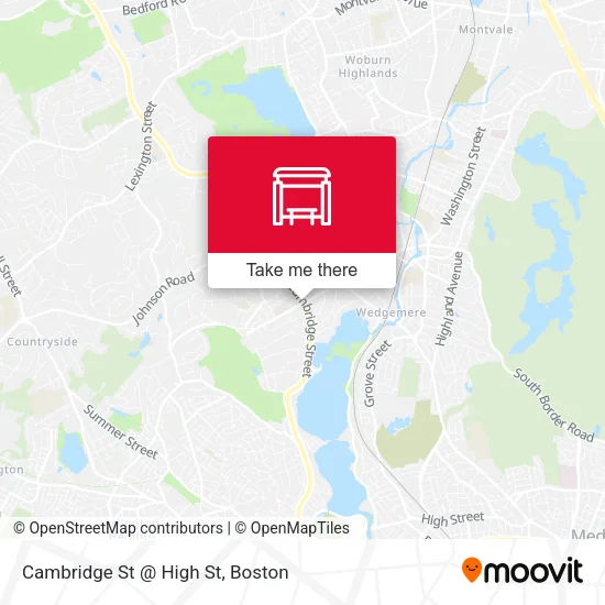 Cambridge St @ High St map