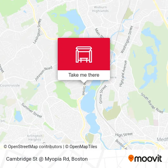 Cambridge St @ Myopia Rd map
