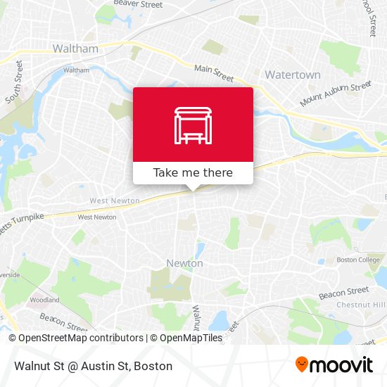 Walnut St @ Austin St map