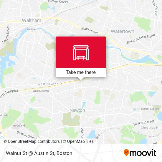 Walnut St @ Austin St map