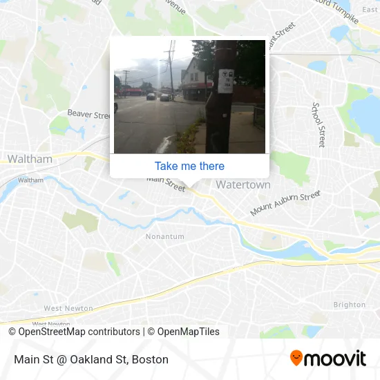 Main St @ Oakland St map