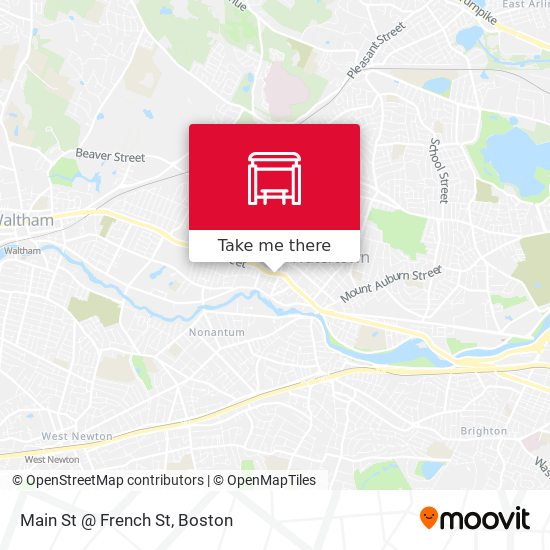Mapa de Main St @ French St