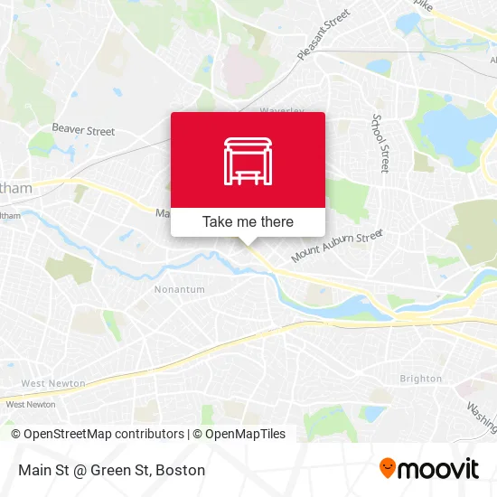 Main St @ Green St map