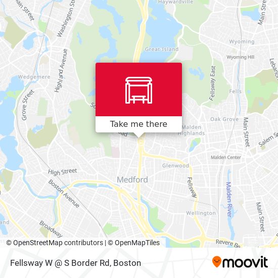 Fellsway W @ S Border Rd map