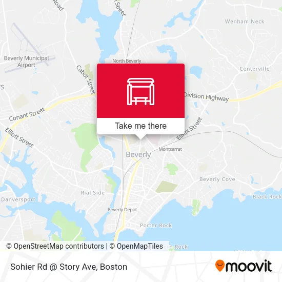 Mapa de Sohier Rd @ Story Ave