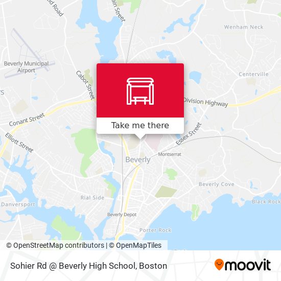 Sohier Rd @ Beverly High School map