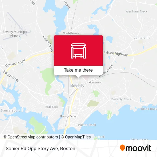 Mapa de Sohier Rd Opp Story Ave