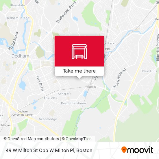 Mapa de 49 W Milton St Opp W Milton Pl