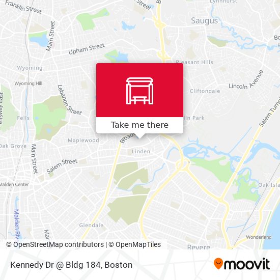 Mapa de Kennedy Dr @ Bldg 184